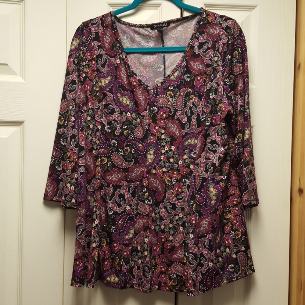 3/4 Sleeve Patterned Shirt